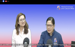 (L-R): Ms. Janelle “Neena” Ebron, UPOU VINTA Coordinator in Kaohsiung and MECO Kaohsiung Director Atty. Ma. Karina B. Perida-Trayvilla